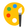 icons8-paint-palette-with-brush-96 Home